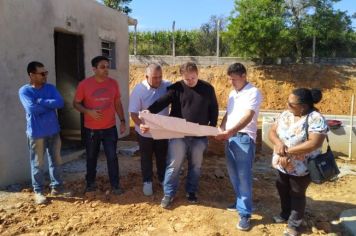 Vereadores visitam obra e cobram a conclusão da Estação de Tratamento de Esgoto do Santa Cruz dos Matos