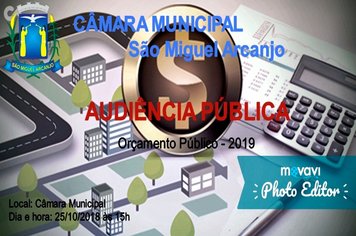 Audiência Pública Orçamento / 2019