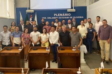 Vereadores da Câmara de São Miguel Arcanjo e Diretor participam de Cerimônia de abertura da Câmara de Pìlar do Sul