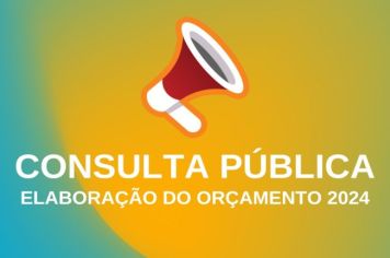 Consulta Pública sobre o Orçamento Municipal de 2024 