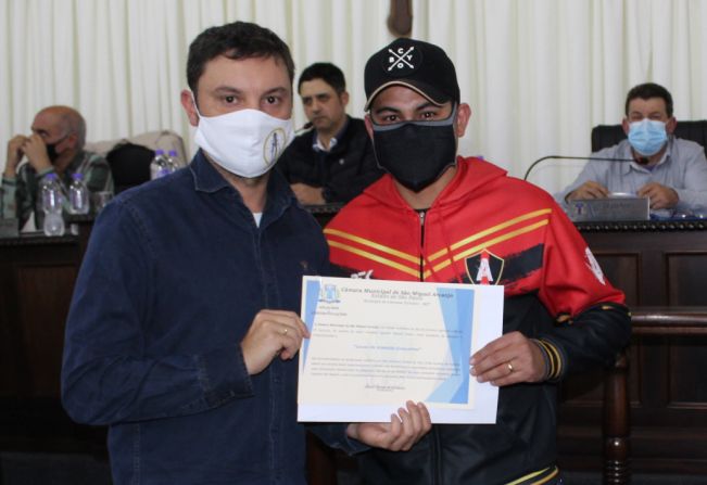 Vereador faz Moção para homenagear trabalho social do Time Clube Arcanjo de Futebol em São Miguel Arcanjo