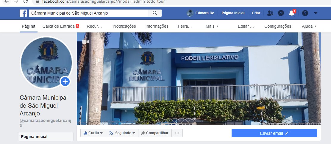 Câmara Municipal suspende perfis nas redes sociais durante período eleitoral