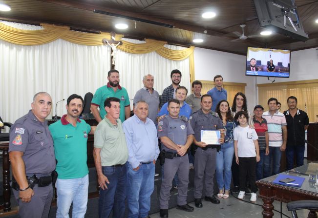 Vereadores fazem Moção em homenagem ao Policial Militar Edivandro Demétrio