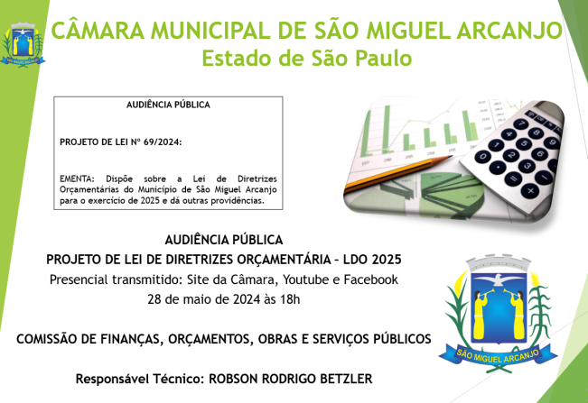 Audiência Pública para apresentação da LDO 2025