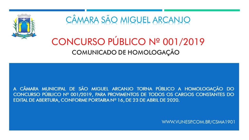 Concurso Público - Homologação
